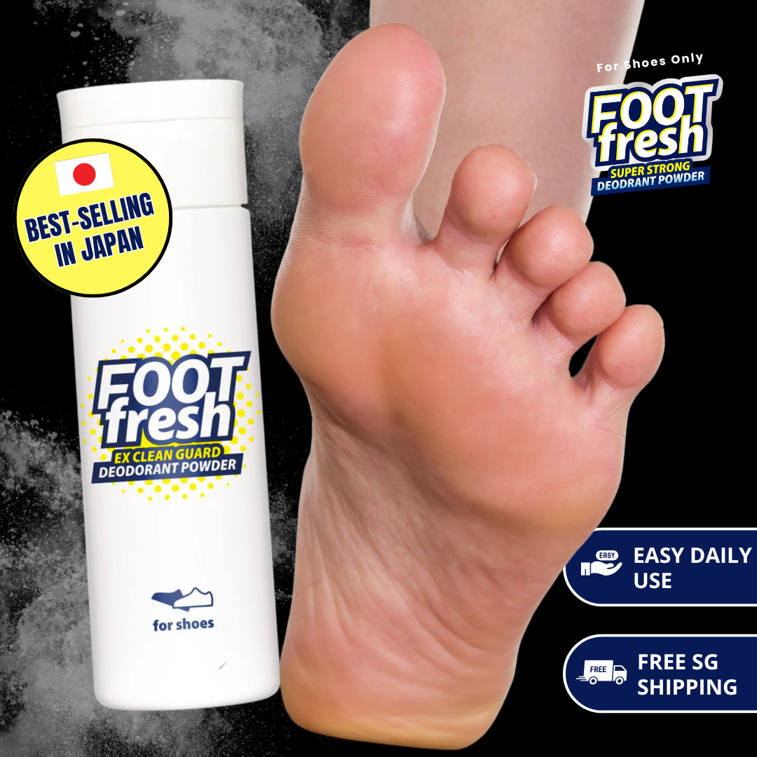 FootFresh Shoe Deodorant Powder ⎮ Everyday Solution for Shoe Odor