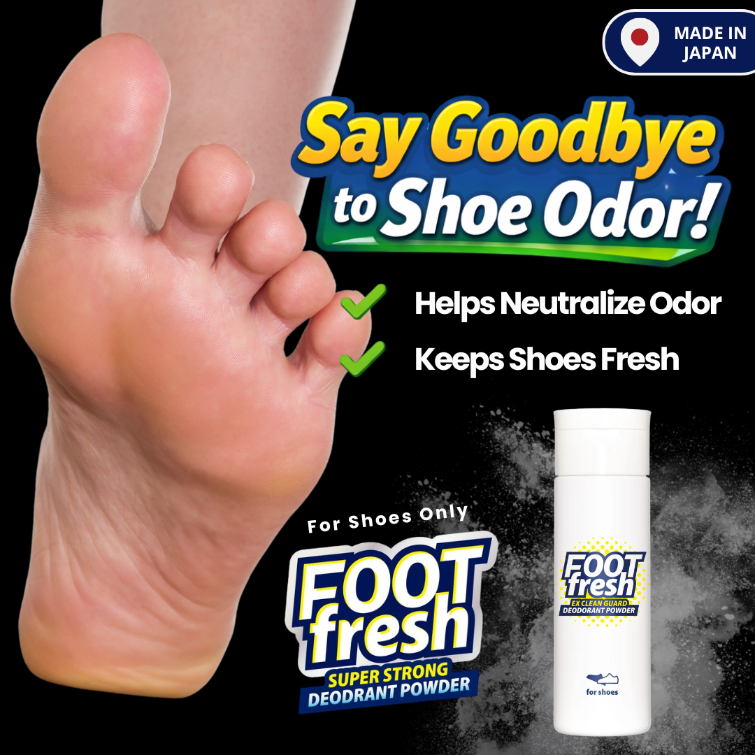 Flying off the shelves at Don Quijote —FOOT Fresh— a must-buy Odor care products!