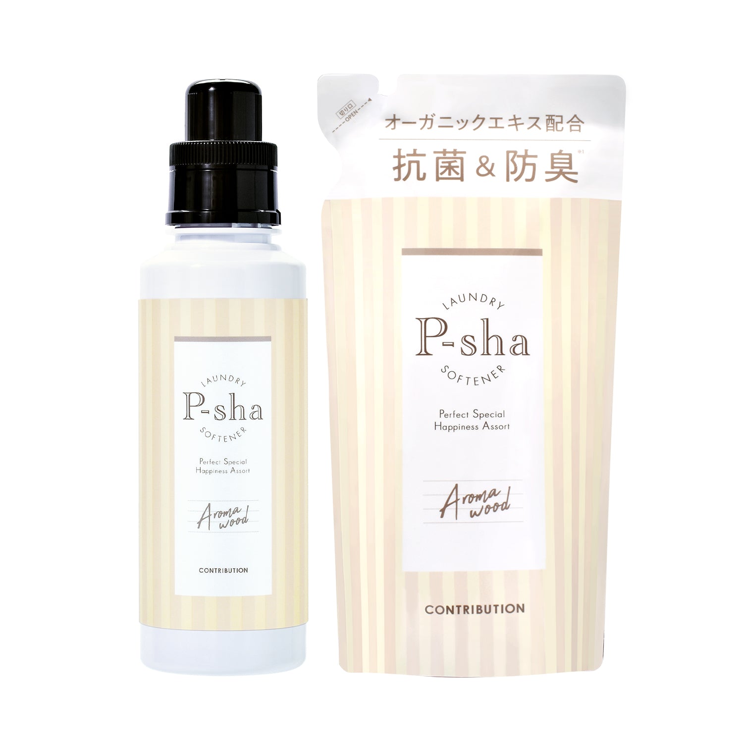 P-sha アロマウッド ボトル+詰め替えセット