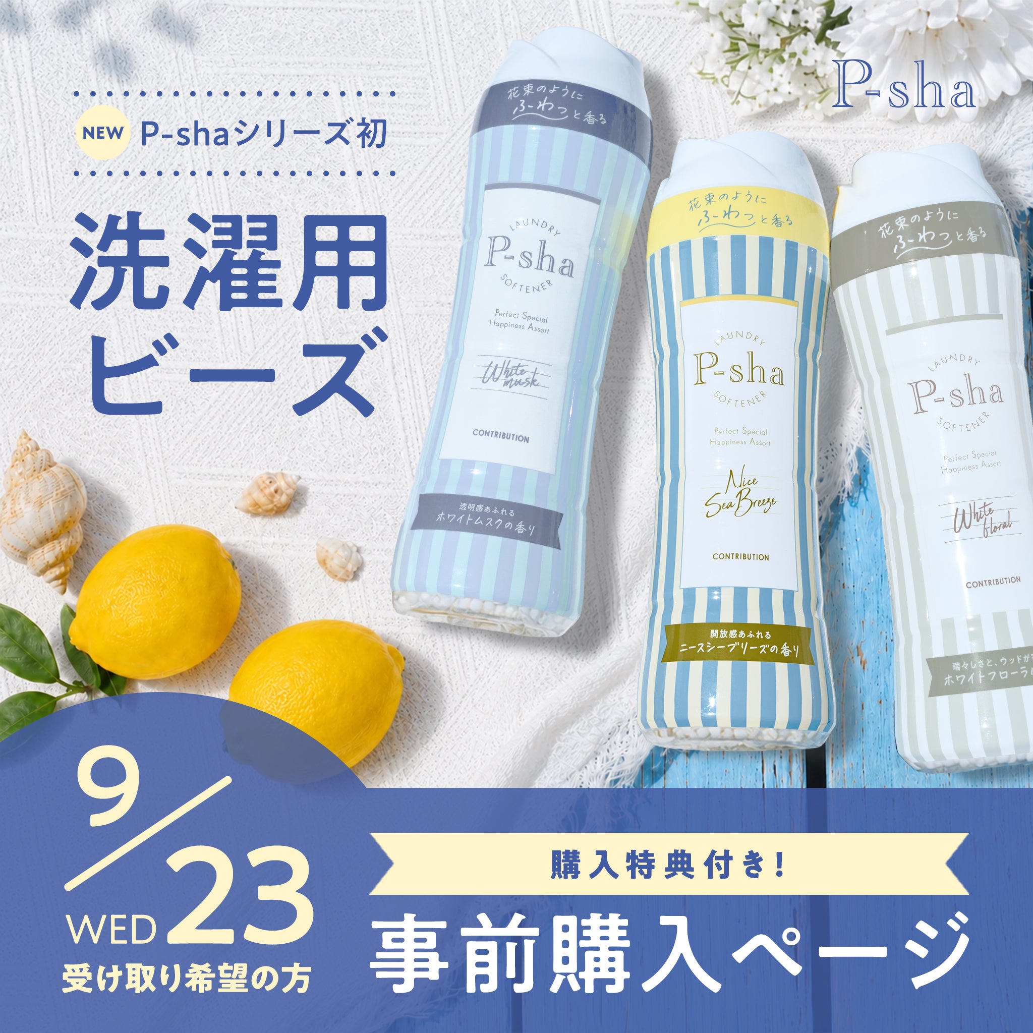 【9/23(水)】P-sha 洗濯用ビーズ 事前購入専用ページ