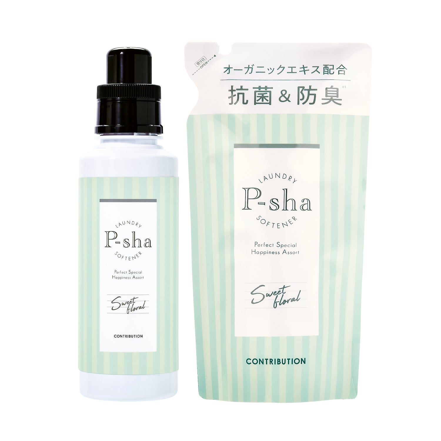 P-sha スウィートフローラル ボトル+詰め替えセット